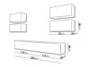 Ensemble de salon Corbele 107 (Blanc)