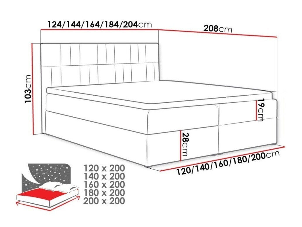 Lit boxspring Pons I (Kronos 09)