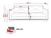 Slaapbank Lincoln 116 (Grande 56)