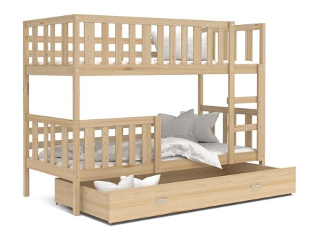 Køjeseng Aurora 147 (Fyrretræ)