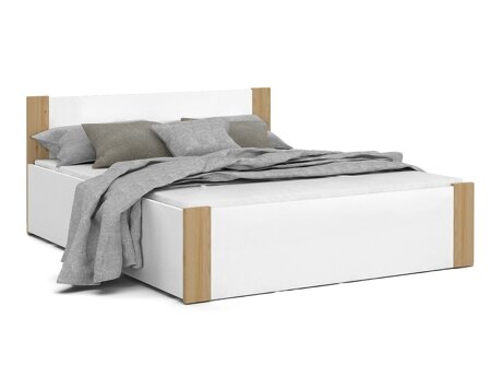 Seng Aurora 154 (Hvid + Fyrretræ)