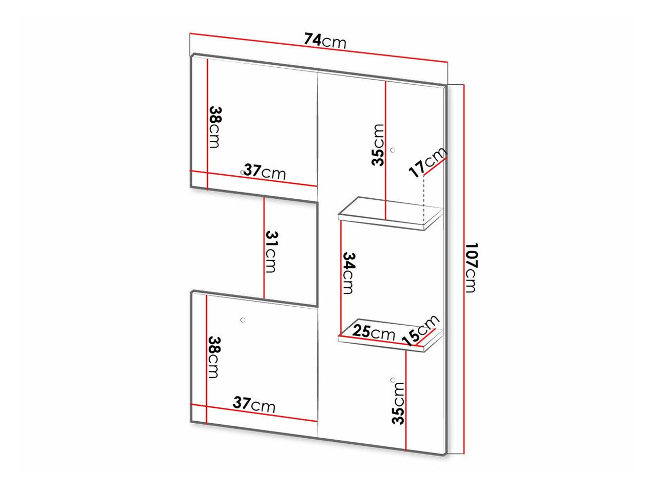 Wandplank Tenodeu 113
