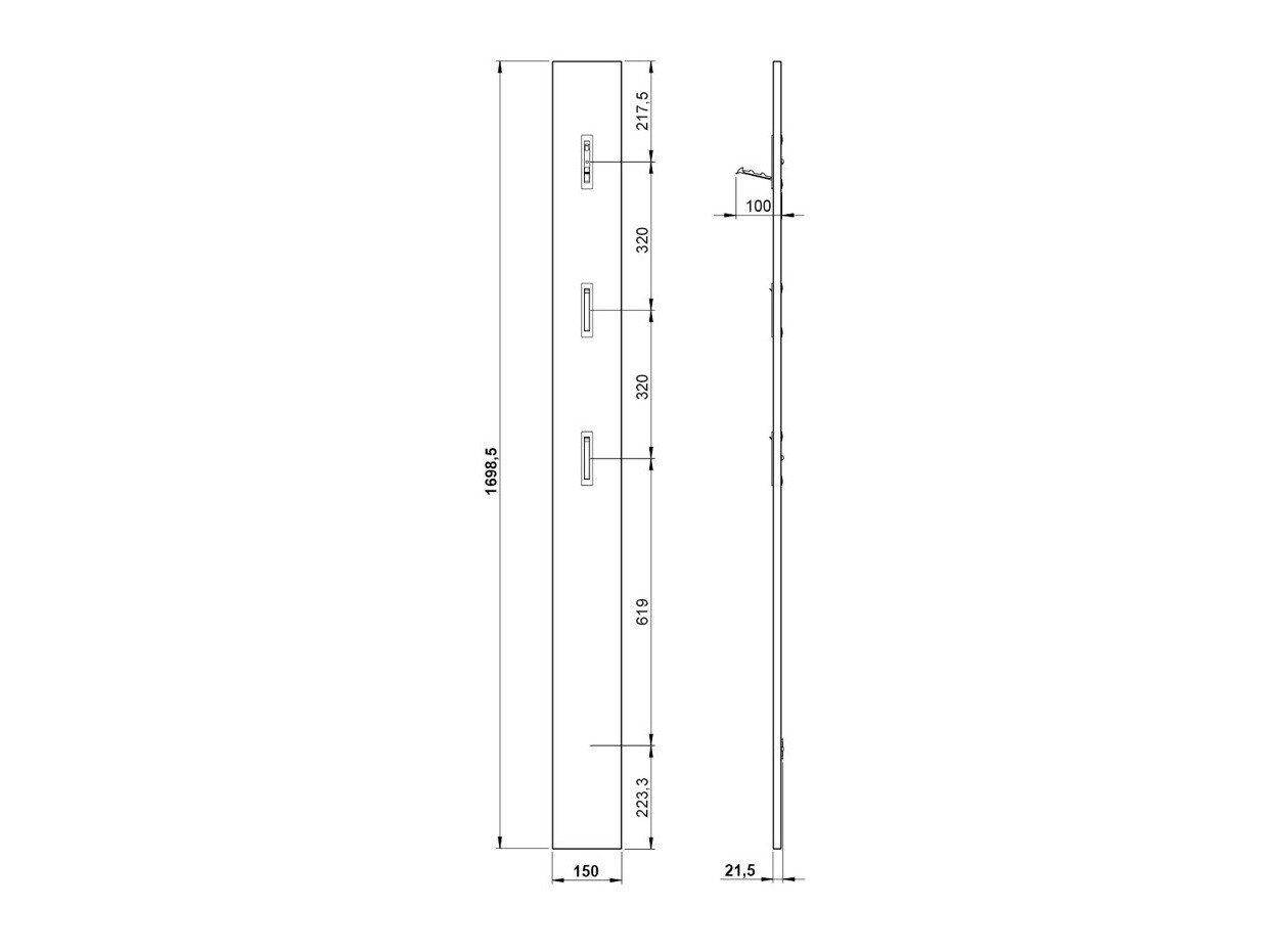 Cuier Cirsale 100 (Alb)