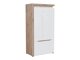 Kledingkast Revelmi 107 (Eiken + Glanzend wit)