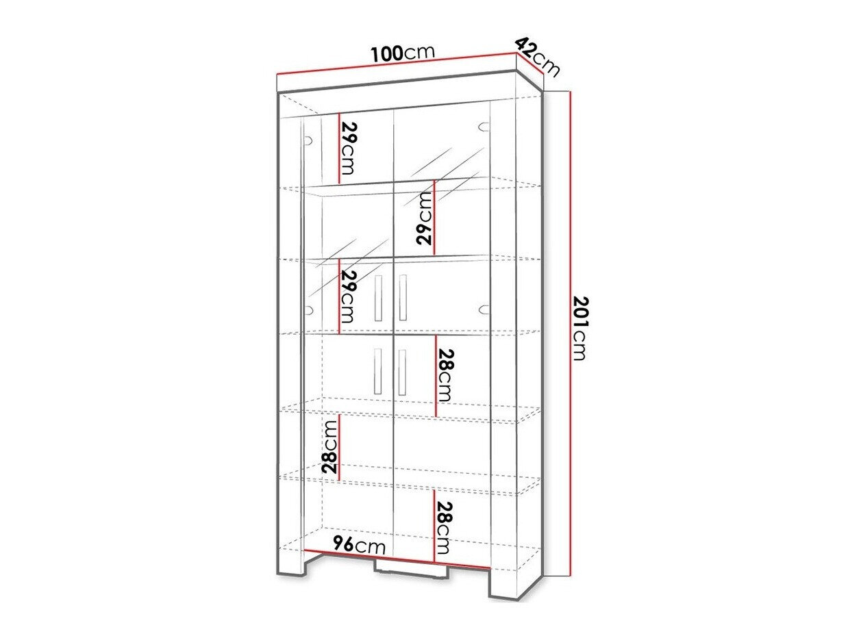 Reol Melfeli 101 (Sonoma eg)
