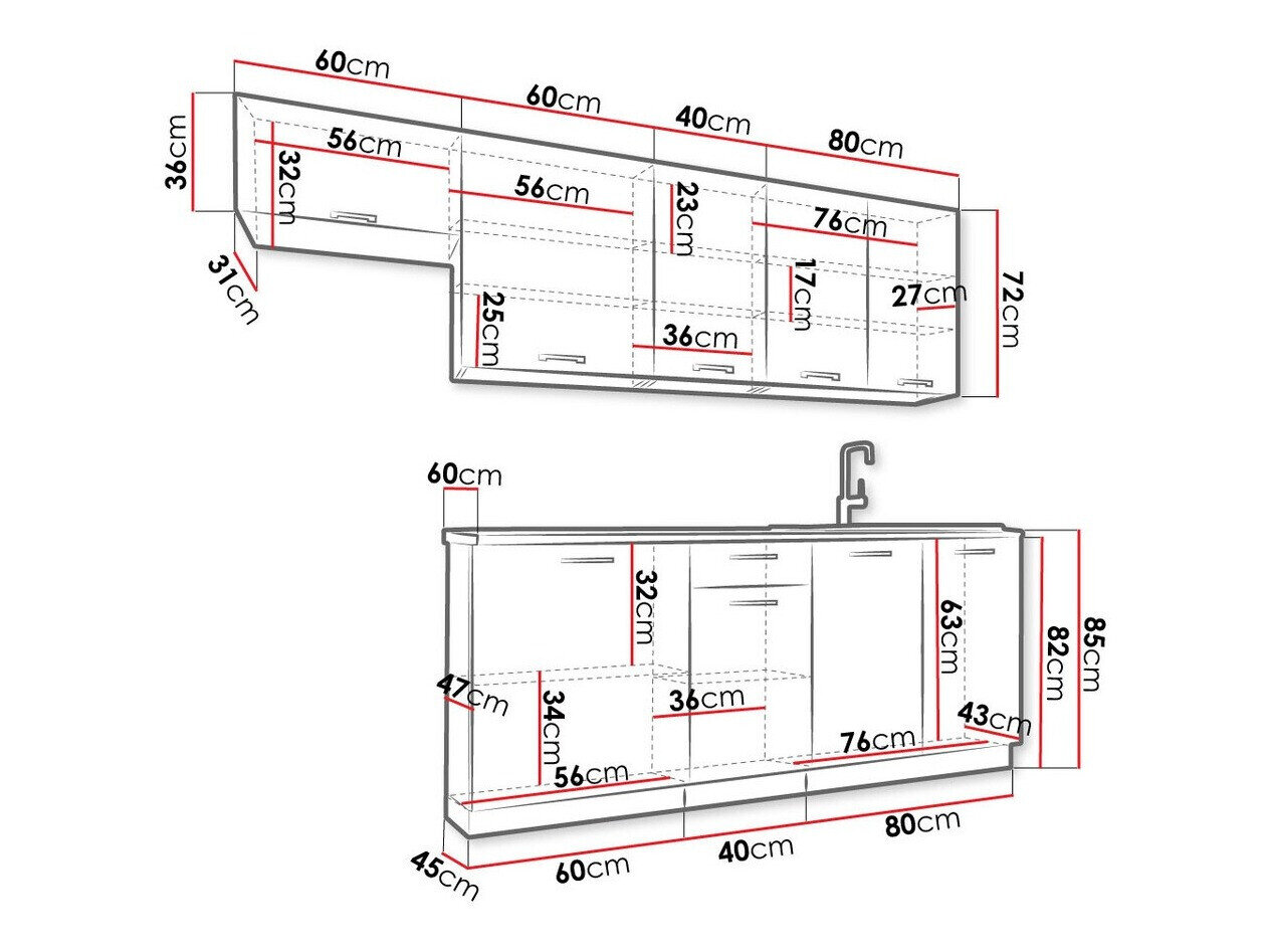 Køkkensæt Trenton 173