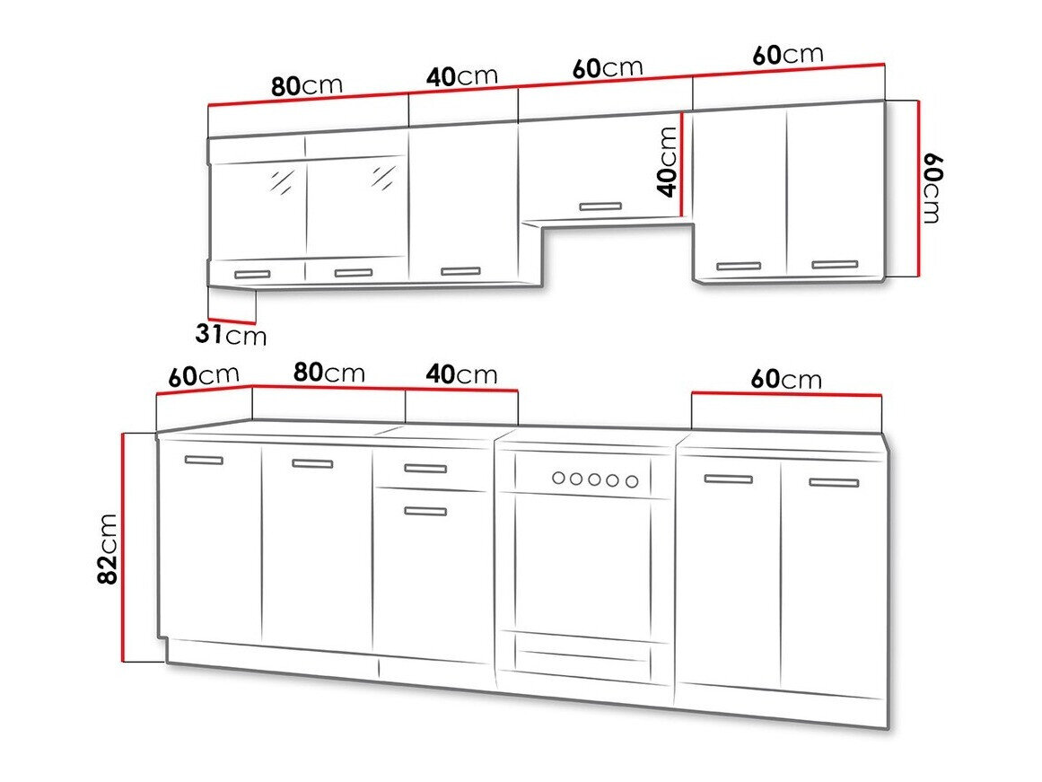 Køkkensæt Tucson 161