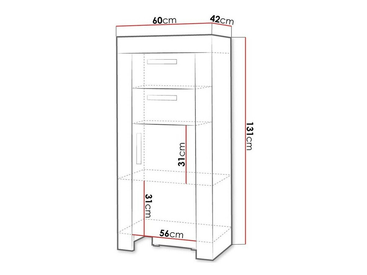 Kommode Melfeli 105 (Sonoma eg)