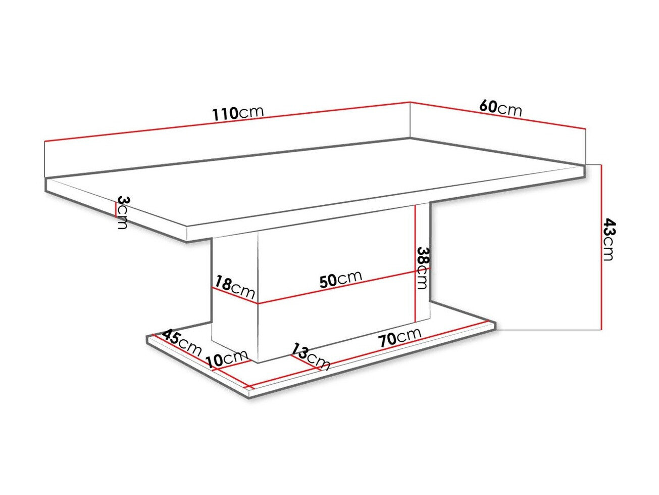 Salontafel Tucson 148 (Artisan eiken)