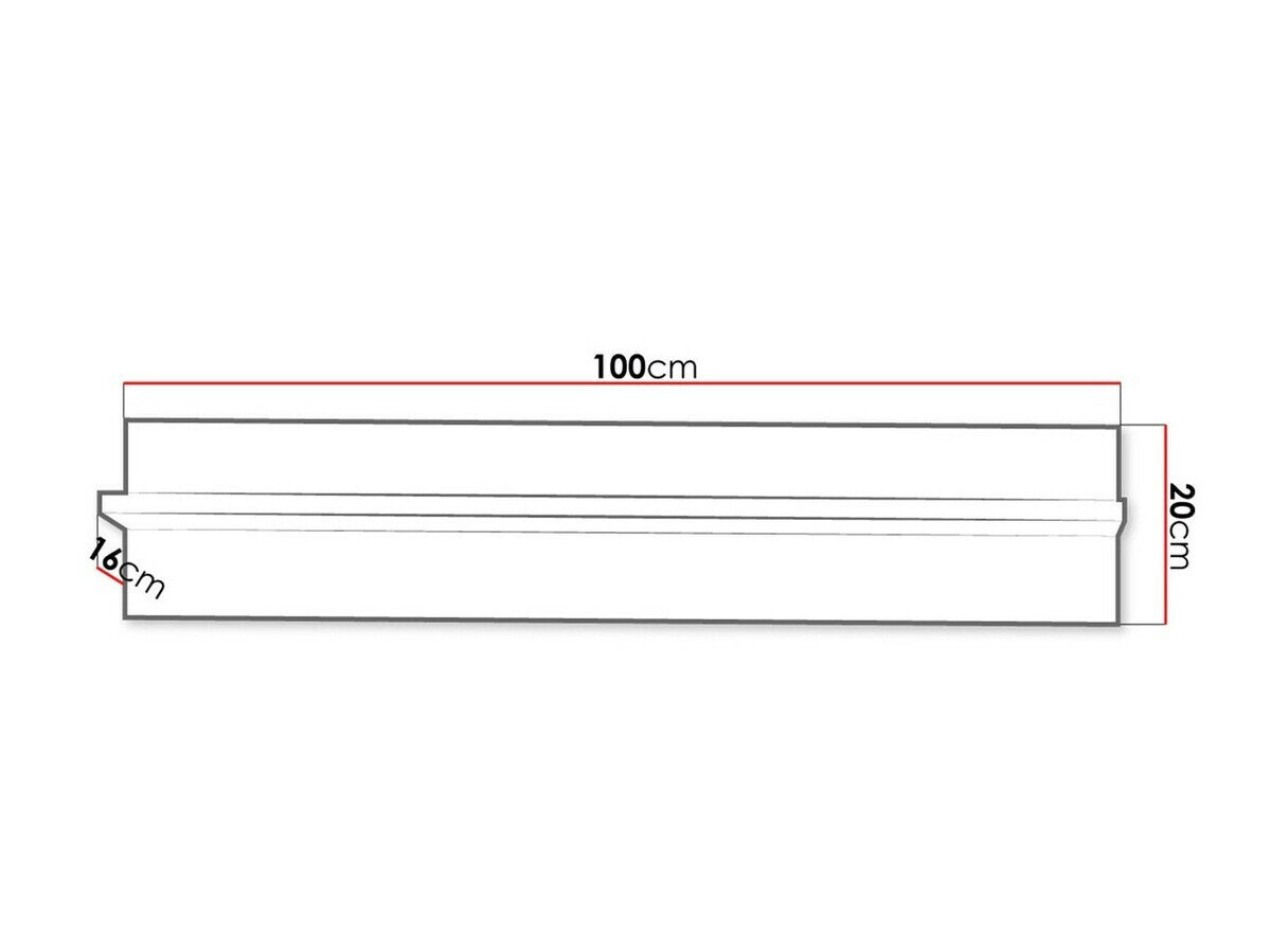 Vægreol Melfeli 121 (Sonoma eg)
