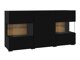 Aparador Revmiru 102 (Negro + Roble wotan)