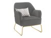 Fotel Denton 327 (Szürke + Aranysárga)