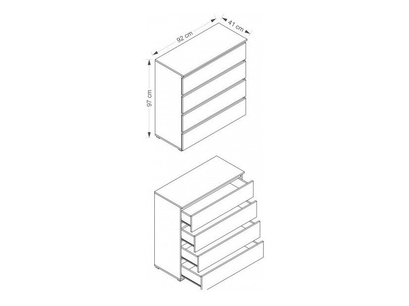 Kommode Cirdora 103 (Riviera egetræ)