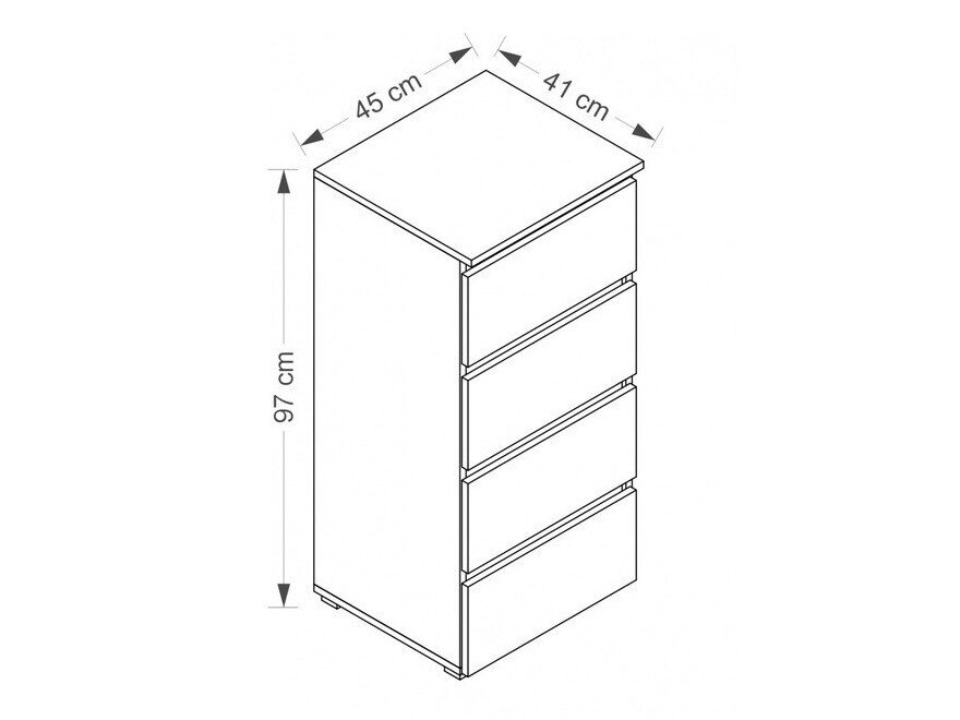 Kommode Cirdora 106 (Riviera egetræ)