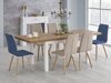 Table Houston 559 (Chêne lancelot + Blanc)