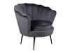 Fauteuil Dallas 1705 (Donkergrijs + Zwart)