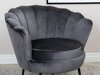 Fauteuil Dallas 1705 (Donkergrijs + Zwart)