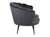 Fauteuil Dallas 1705 (Donkergrijs + Zwart)