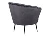Fauteuil Dallas 1705 (Donkergrijs + Zwart)