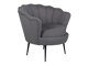 Fauteuil Dallas 1705 (Grijs + Zwart)