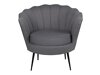 Fauteuil Dallas 1705 (Grijs + Zwart)