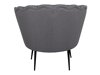 Fauteuil Dallas 1705 (Grijs + Zwart)