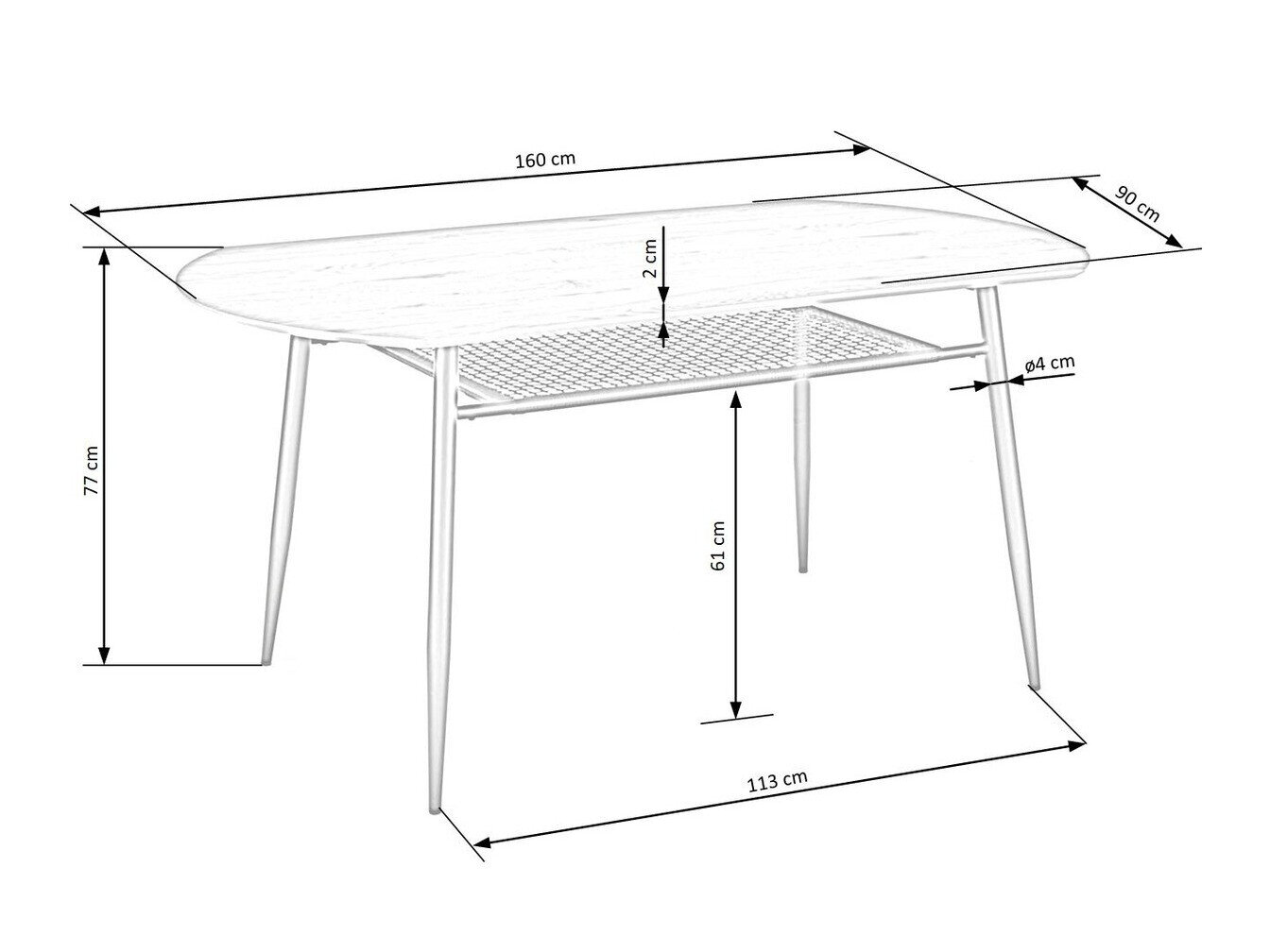 Tafel Houston 1124
