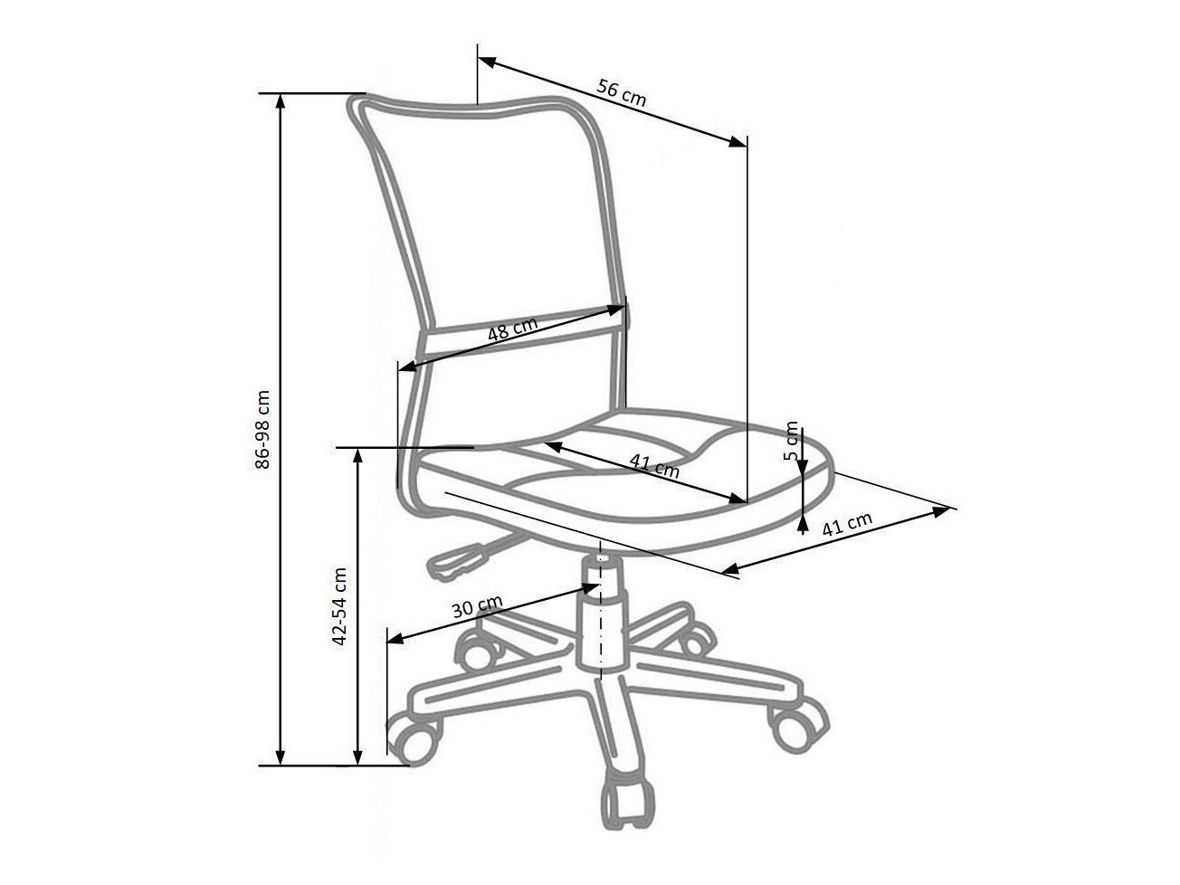 Børnestol Houston 205 (Lyserød + Sort)