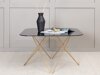 Salontafel Dallas 1723 (Zwart + Messing)