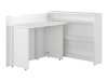 Hjørneskrivebord Concept Pro Lenart (Hvid)