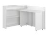 Hjørneskrivebord Concept Pro Lenart (Hvid)