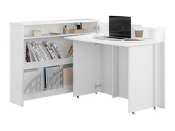 Hoekbureau Concept Lenart (Wit + Glanzend wit)