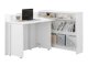 Kampinis darbo stalas Concept Pro Lenart (Balta)