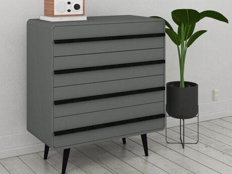 Kumode Denton 566 (Pelēks + Melns)