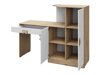 Bureau Balvire 111 (Licht eiken + Wit + Grijs)
