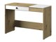 Bureau Mirelbu 109 (Artisan eiken + Glanzend wit + Zwart)