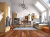 Bureau Mirelbu 110 (Artisan eiken + Glanzend wit + Glanzend zwart)