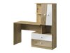 Bureau Mirelbu 110 (Artisan eiken + Glanzend wit)