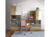Bureau Mirelbu 110 (Artisan eiken + Wit + Zwart)