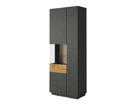 Reol Livlore 100 (Matera grå + Wotan eg)