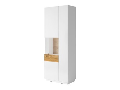 Reol Livlore 100 (Hvid + Glansfuld hvid + Wotan eg)