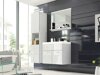 Badkamerset Sarasota 122 (Wit + Glanzend wit)
