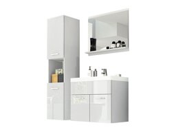 Badkamerset Sarasota 122 (Wit + Glanzend wit)