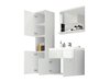 Badkamerset Sarasota 122 (Wit + Grijs met glans)