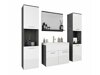 Badkamerset Sarasota 123 (Matera grijs + Glanzend wit)