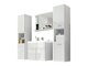 Badkamerset Sarasota 123 (Wit + Glanzend wit)
