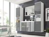 Badkamerset Sarasota 123 (Wit + Grijs met glans)
