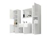 Badkamerset Sarasota 123 (Wit + Grijs met glans)