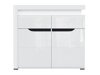 Ladekast Revelmi 102 (Glanzend wit + Wit)