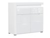 Ladekast Revelmi 102 (Glanzend wit + Wit)